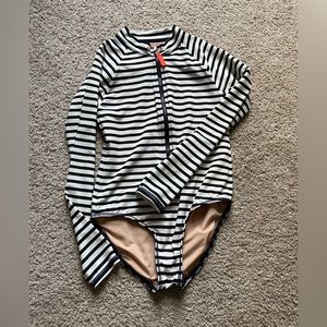 Crewcuts rash guard zip up bathing suit